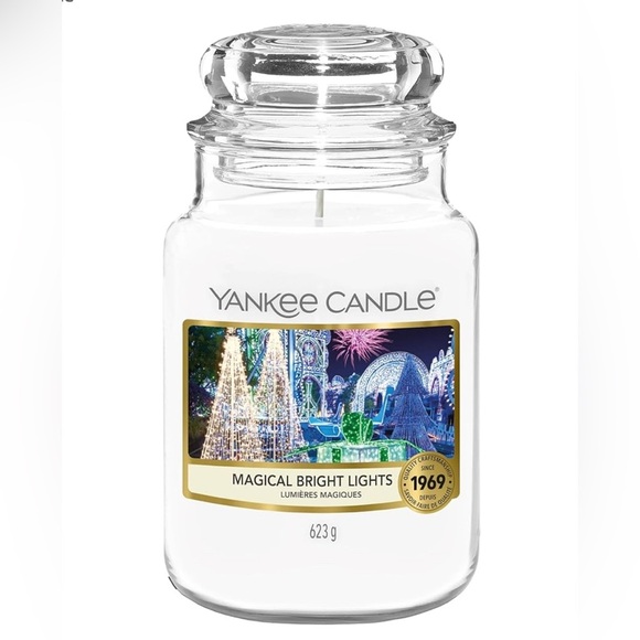 Yankee Candle Magical Bright Lights, 1 wick, frozen pear, jasmine, sandalwood + - Picture 1 of 5